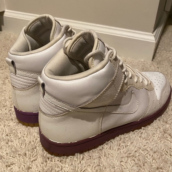 Nike Dunk High SB MITA Japan Purple White Gum 9 Black Ostrich Denim Snake 2007 - Picture 5 of 8